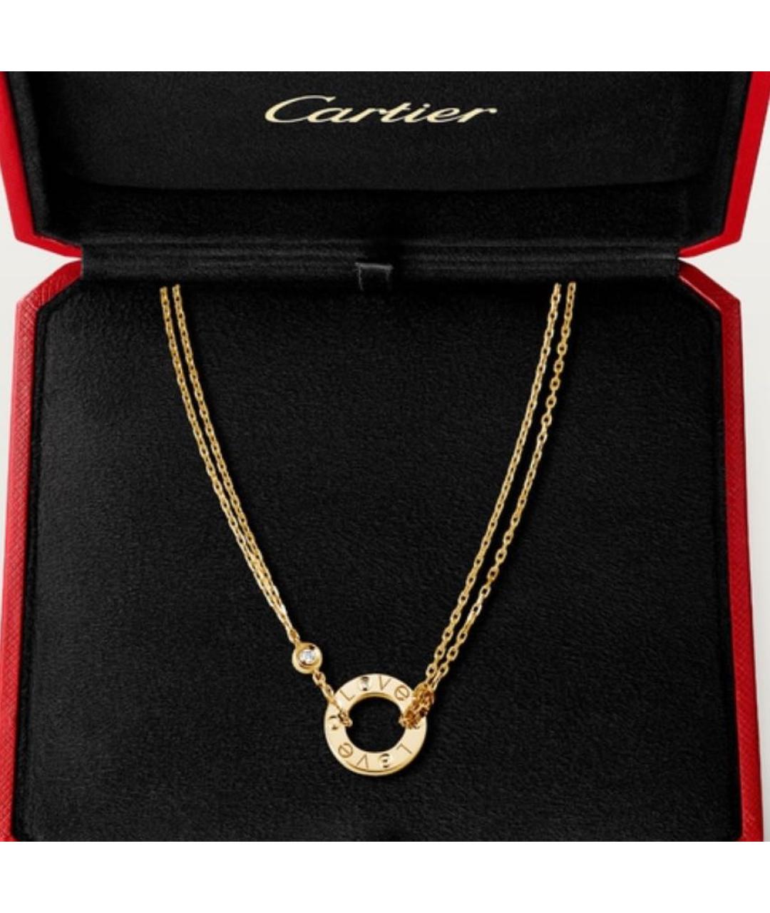 CARTIER Золотое колье из желтого золота, фото 4