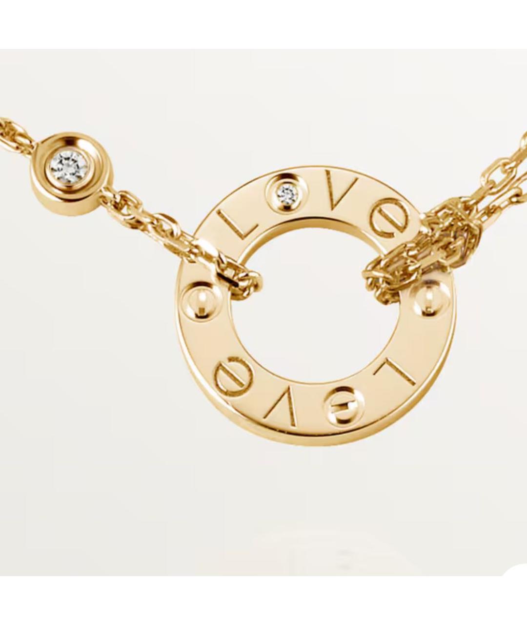 CARTIER Золотое колье из желтого золота, фото 2