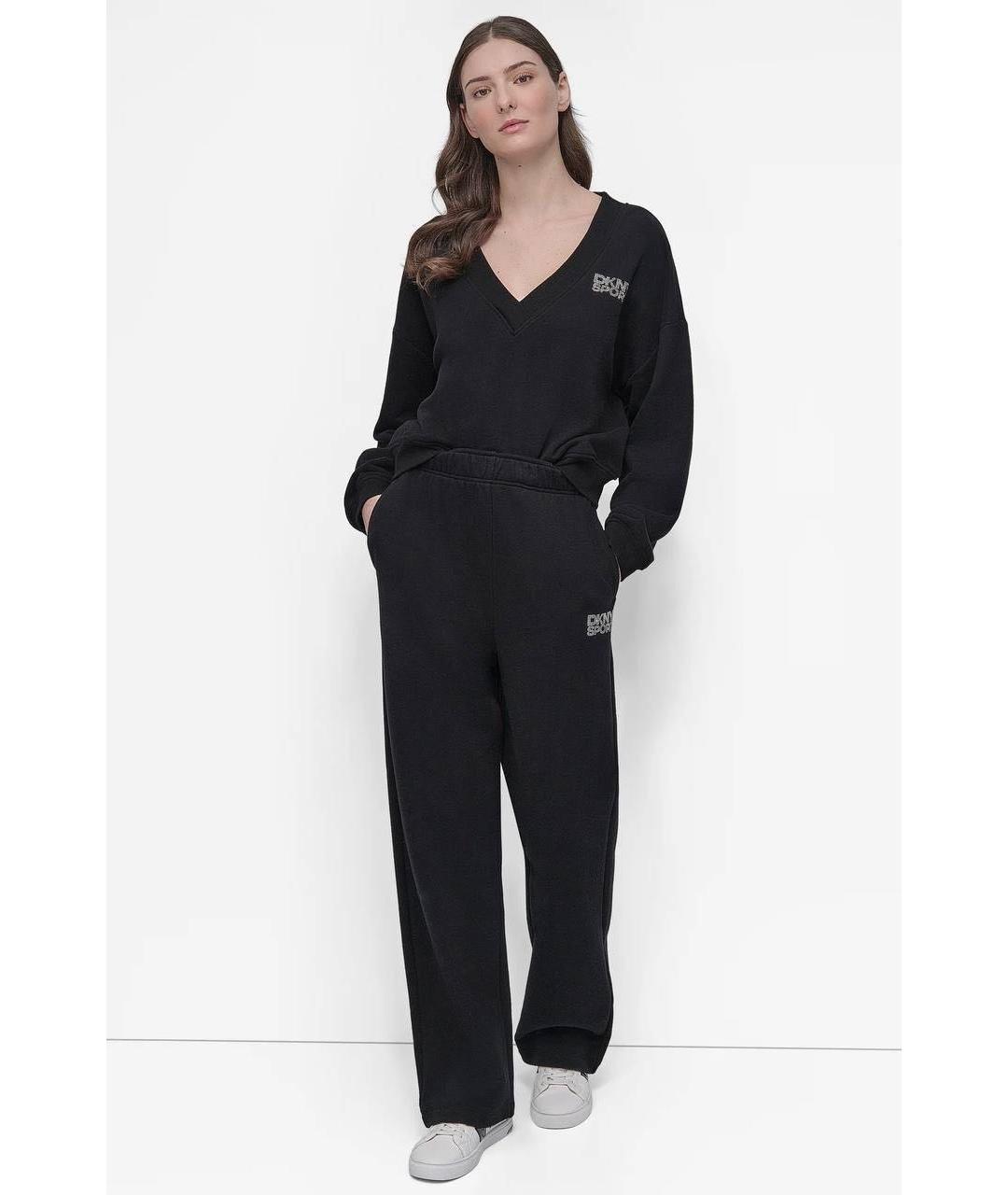 DKNY Черный хлопковый спортивные костюмы, фото 7