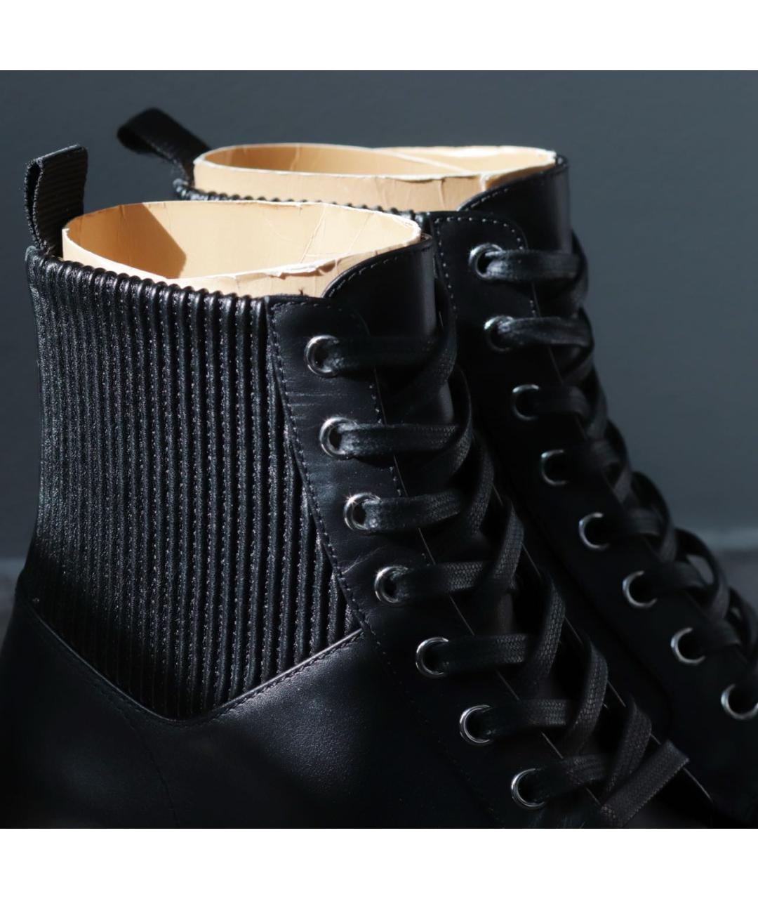GIANVITO ROSSI Черные кожаные ботинки, фото 7