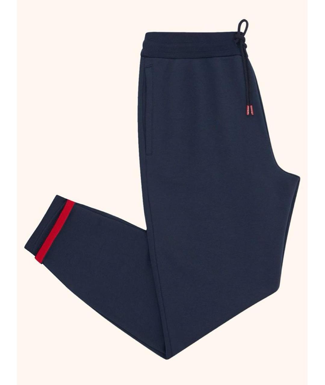 KITON Синий хлопковый спортивный костюм, фото 8