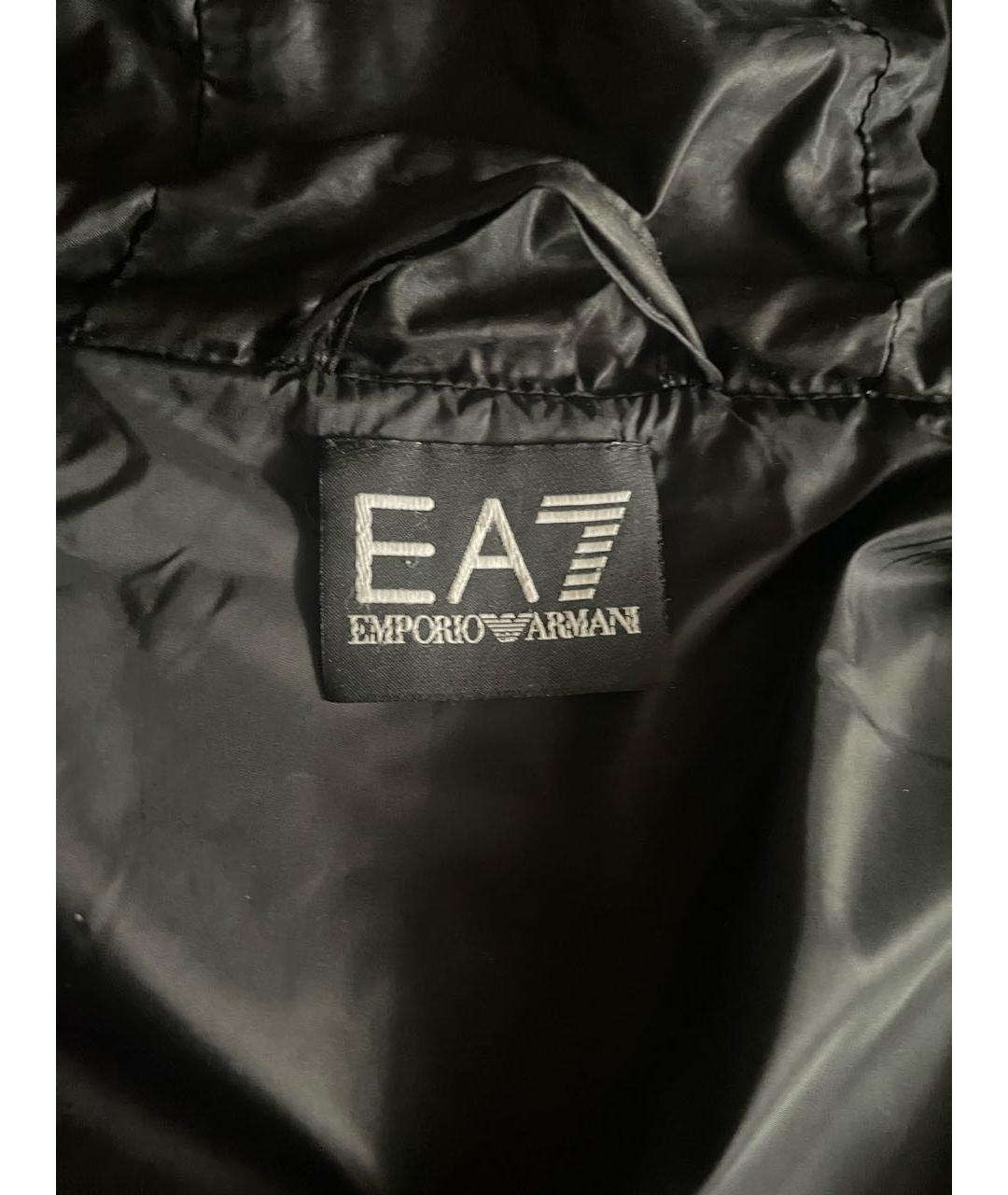 EA7 Черная куртка, фото 5