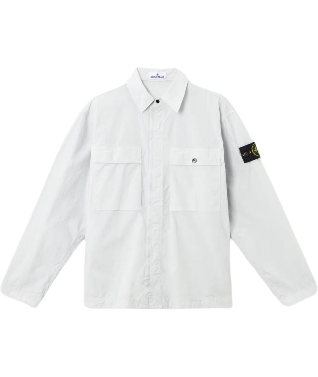 STONE ISLAND Голубая хлопковая кэжуал рубашка, фото 1