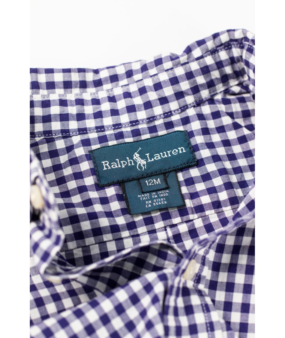RALPH LAUREN Мульти хлопковая детская рубашка, фото 3