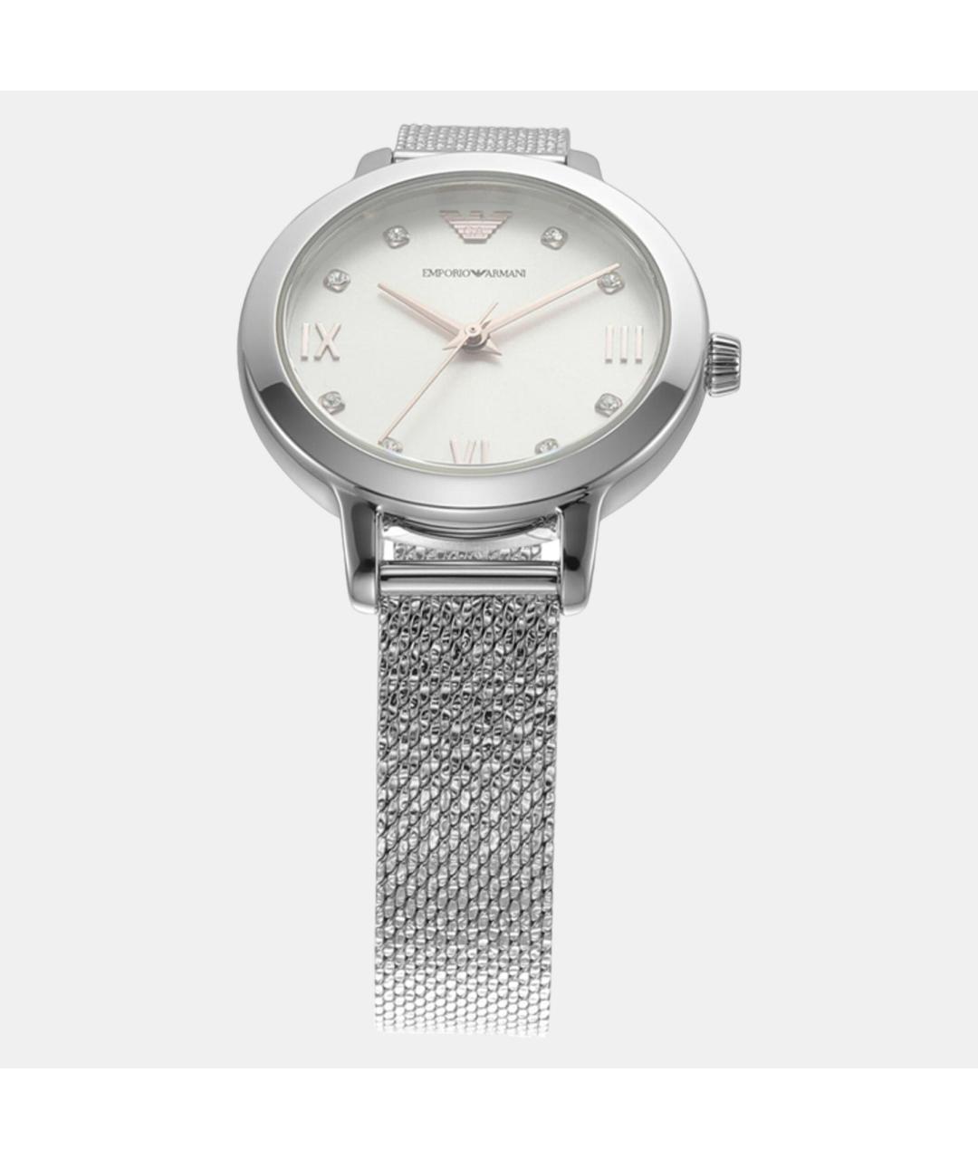 EMPORIO ARMANI Серебряные стальные часы, фото 8