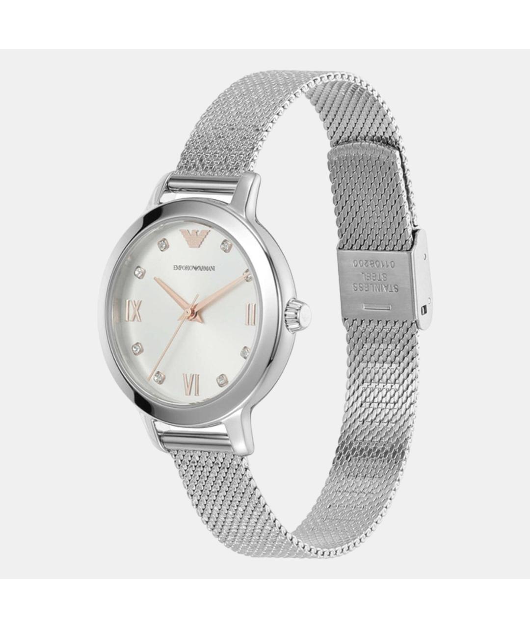 EMPORIO ARMANI Серебряные стальные часы, фото 6