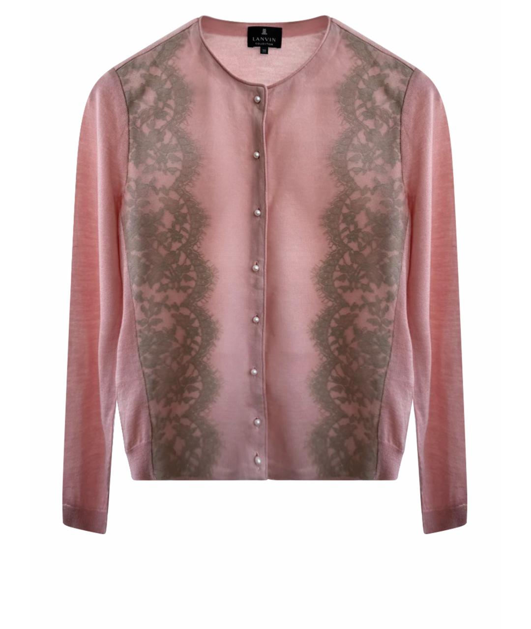 LANVIN Розовый кардиган, фото 1