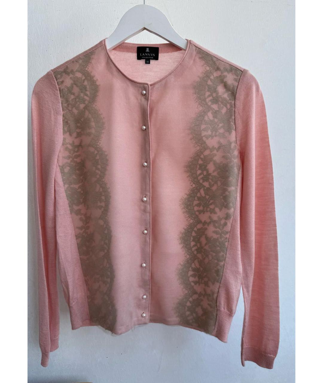 LANVIN Розовый кардиган, фото 6