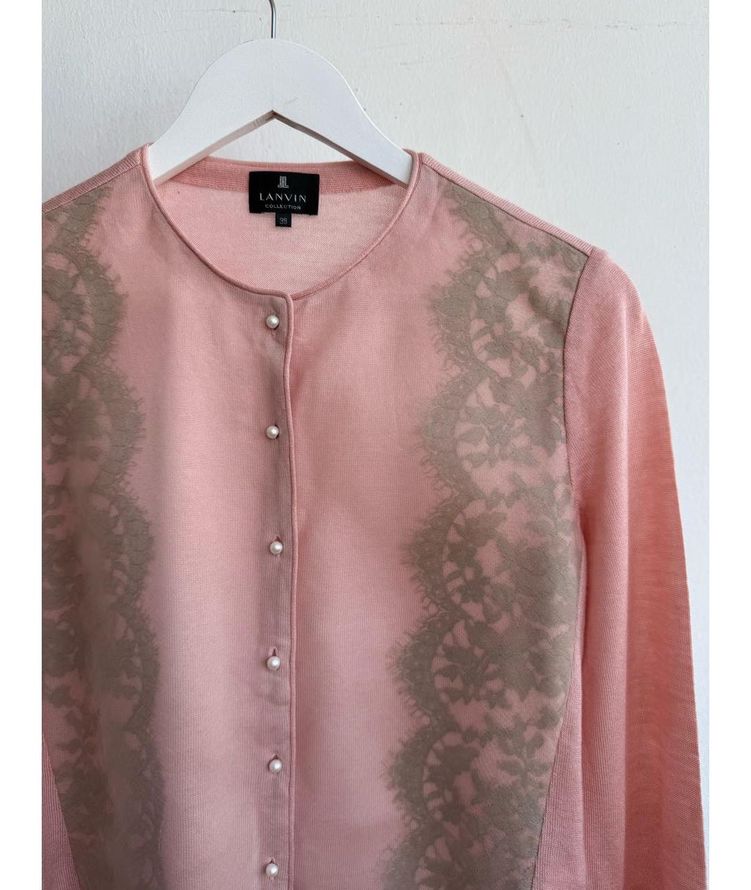 LANVIN Розовый кардиган, фото 2