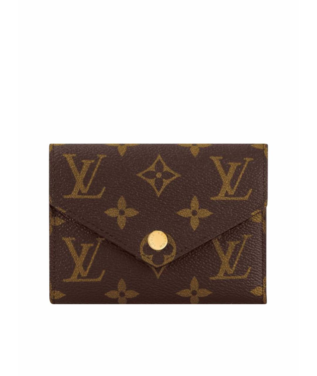 LOUIS VUITTON Коричневый кошелек, фото 1
