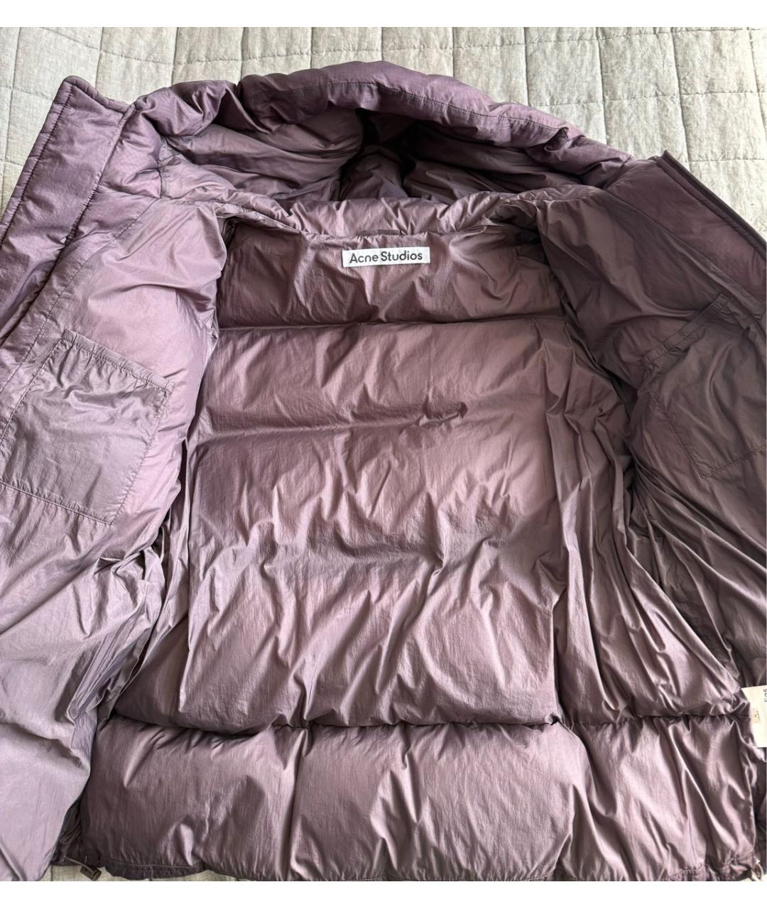 ACNE STUDIOS Фиолетовый пуховик, фото 5