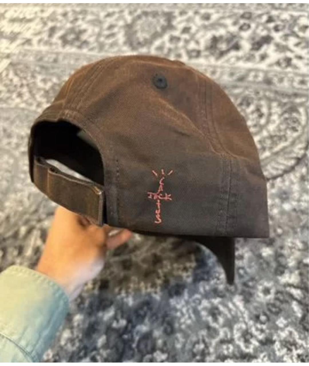 CACTUS JACK BY TRAVIS SCOTT Черная хлопковая кепка/бейсболка, фото 2
