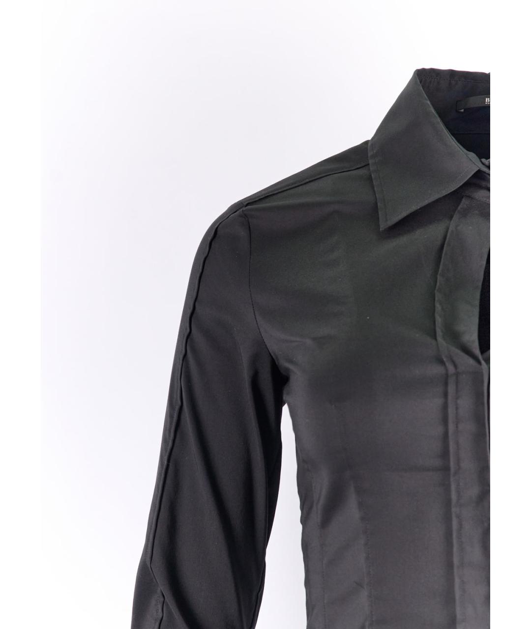 HUGO BOSS Черная хлопковая рубашка, фото 5
