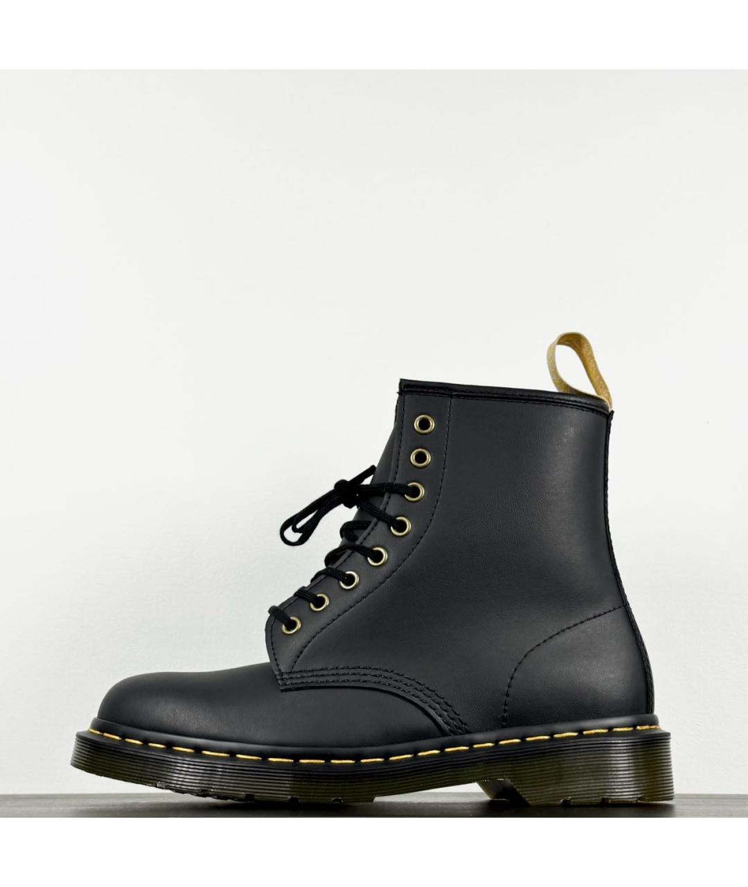 DR. MARTENS Черные высокие ботинки из искусственной кожи, фото 9
