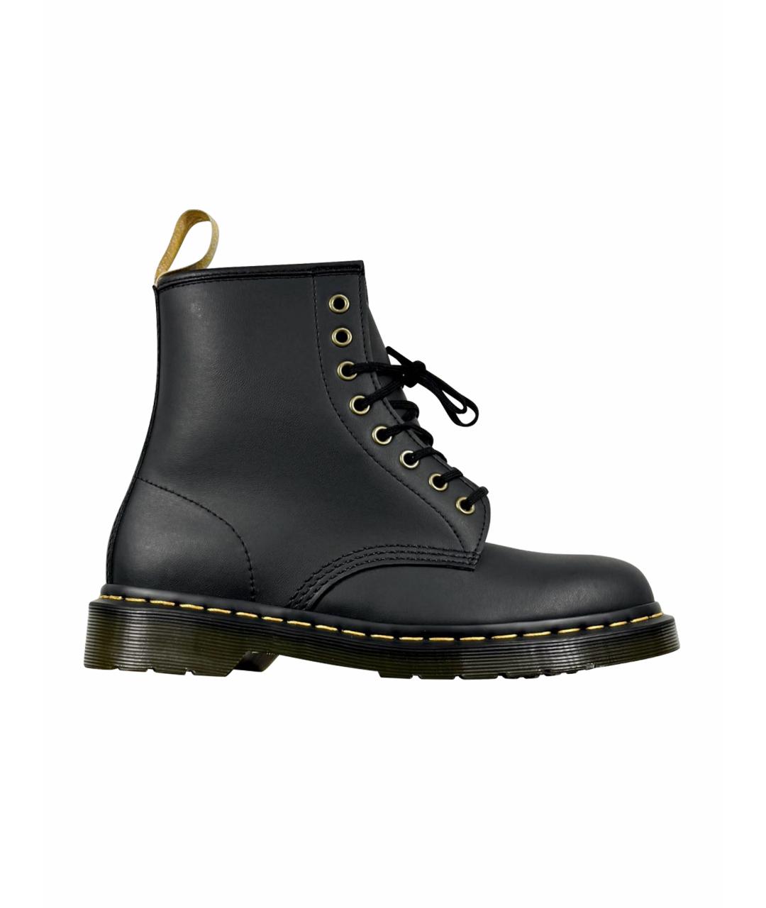 DR. MARTENS Черные высокие ботинки из искусственной кожи, фото 1