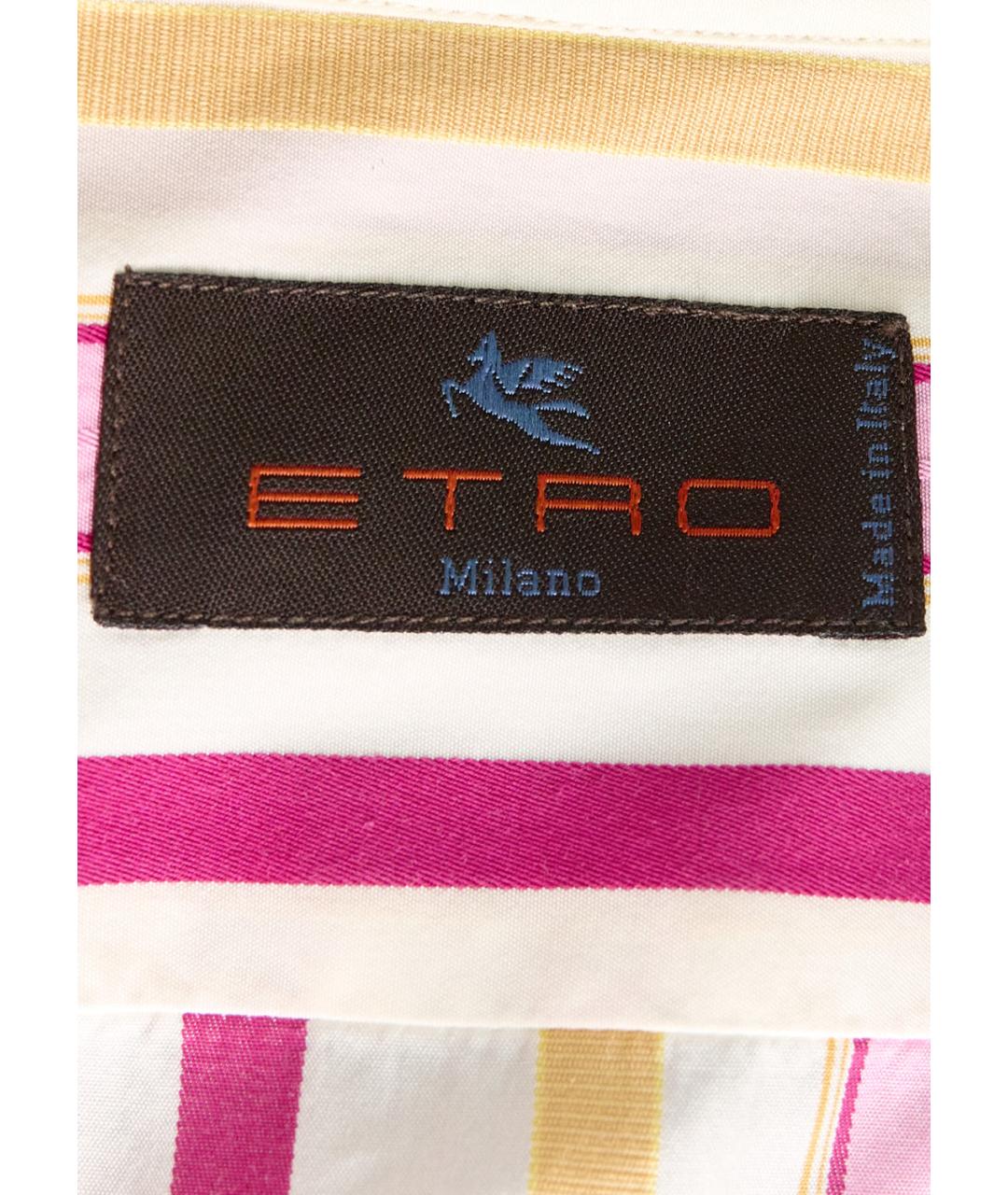 ETRO Мульти хлопковая кэжуал рубашка, фото 3
