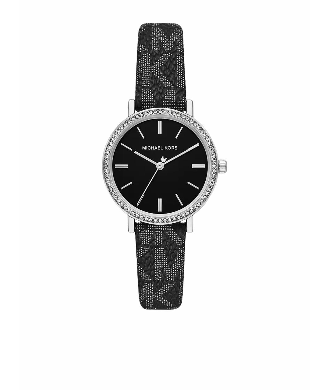 MICHAEL KORS Черные стальные часы, фото 1