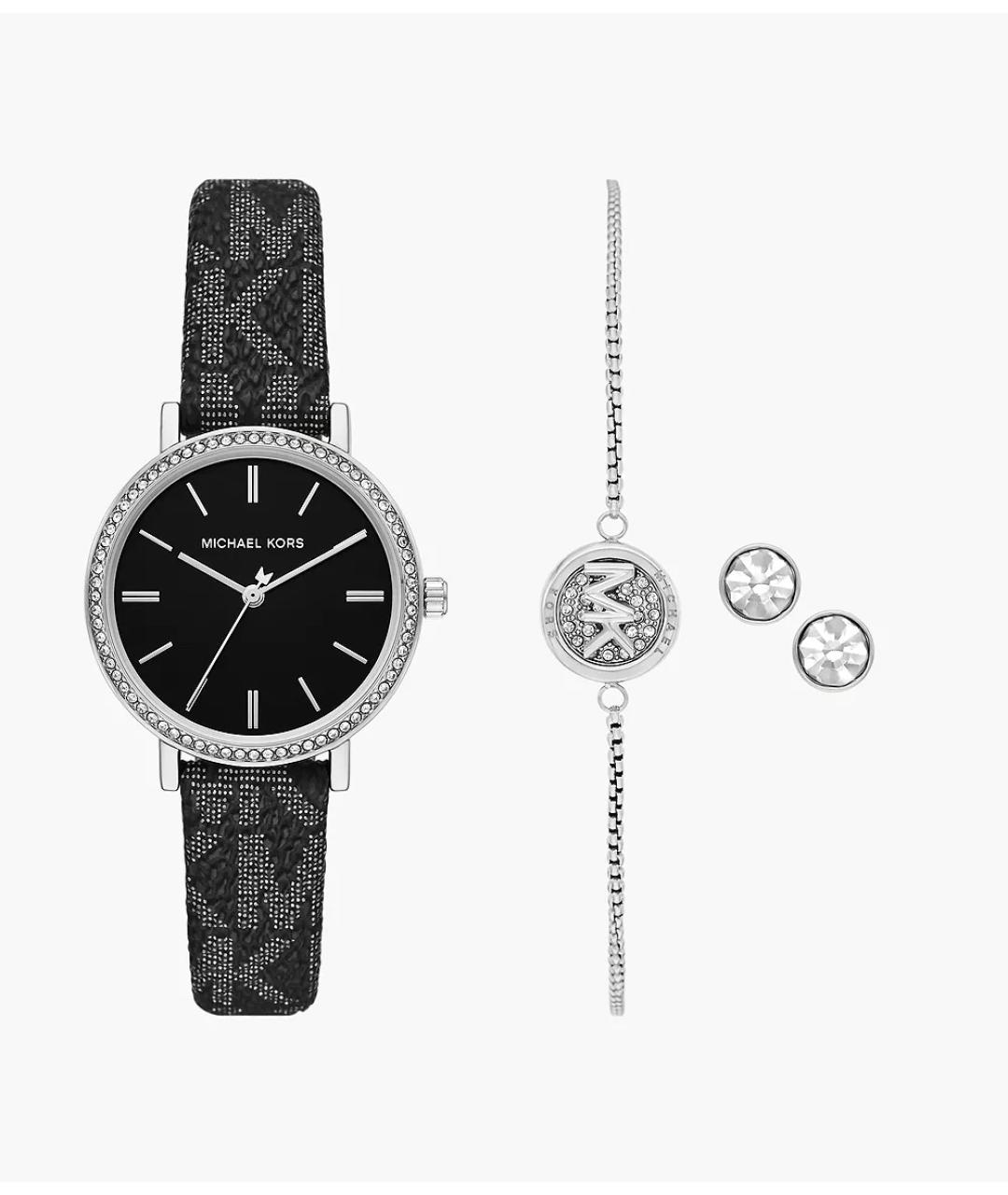 MICHAEL KORS Черные стальные часы, фото 8