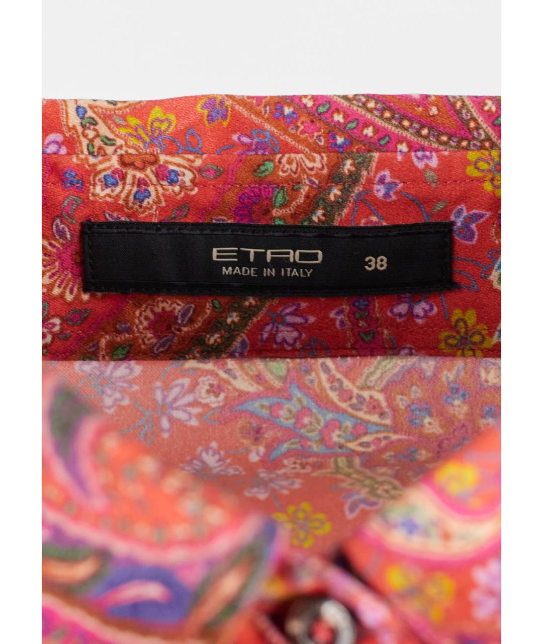 ETRO Мульти хлопко-эластановая рубашка, фото 3