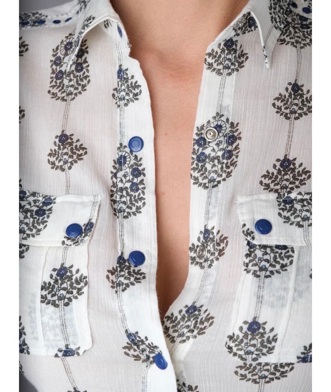 ISABEL MARANT Белая хлопковая рубашка, фото 4