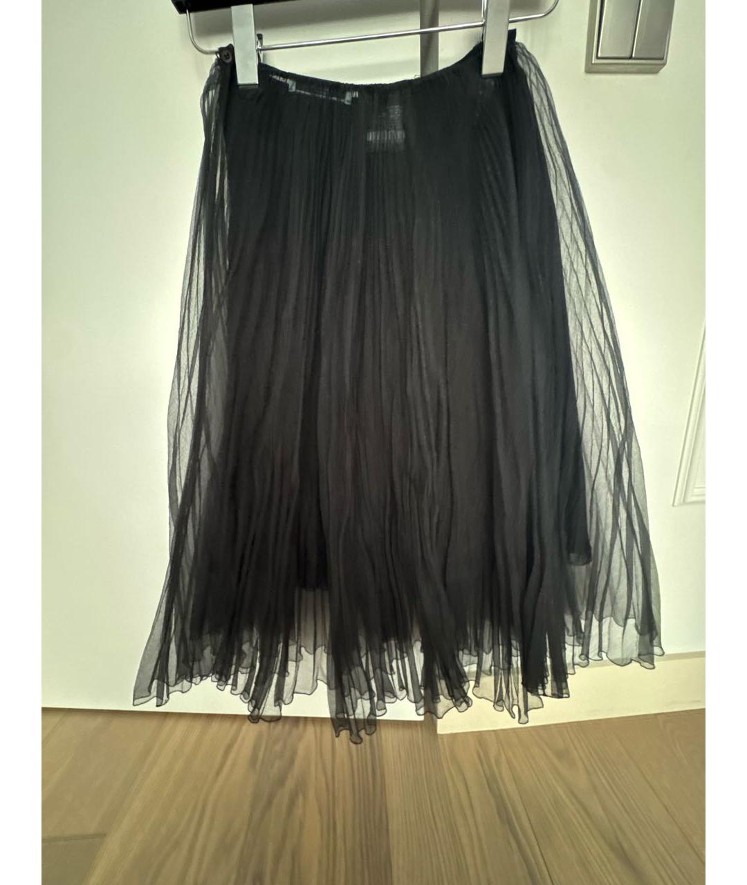 PRADA Черная юбка миди, фото 5