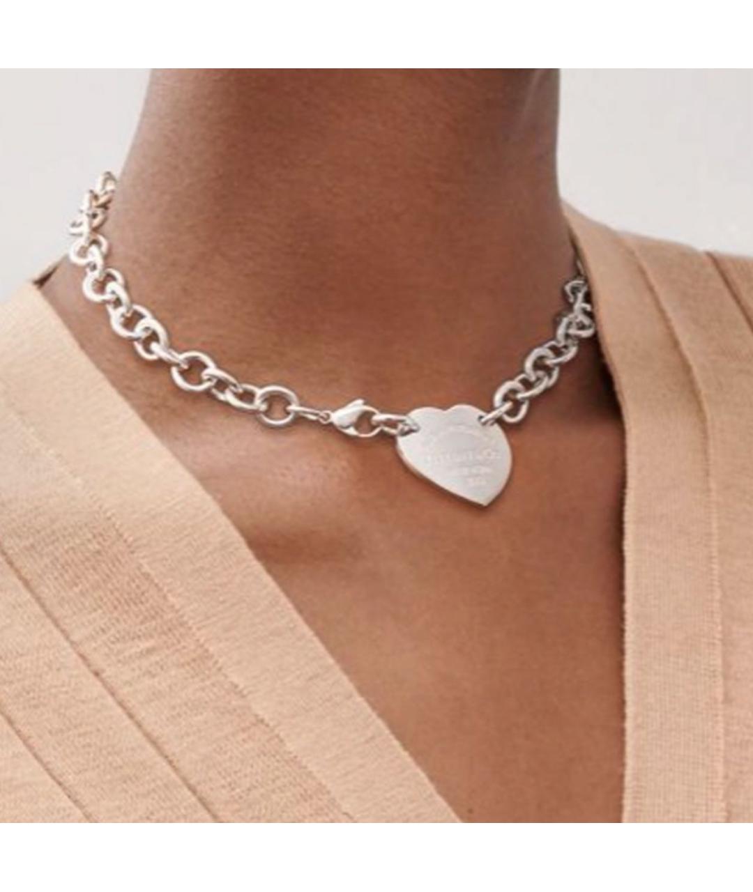 TIFFANY&CO Серебряное серебряное колье, фото 2
