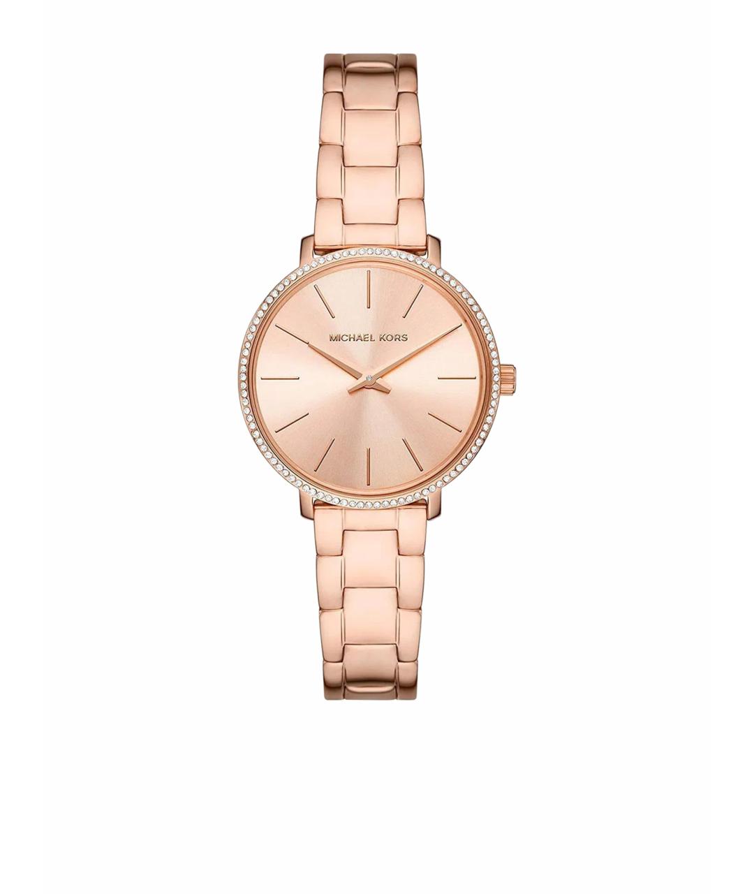 MICHAEL KORS Золотые стальные часы, фото 1