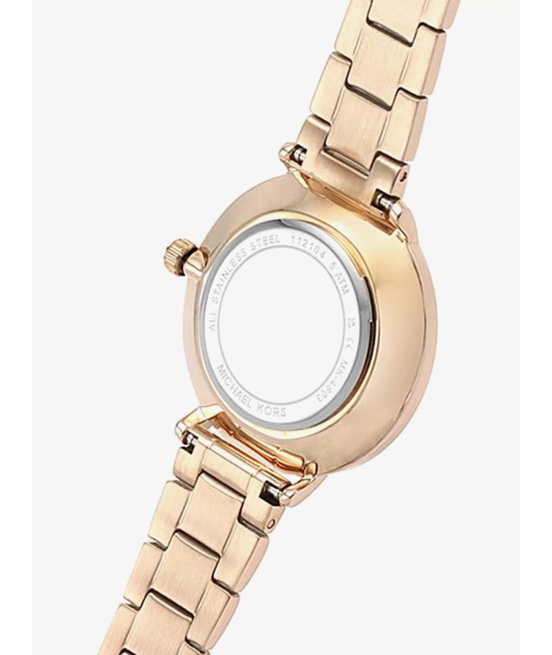 MICHAEL KORS Золотые стальные часы, фото 2