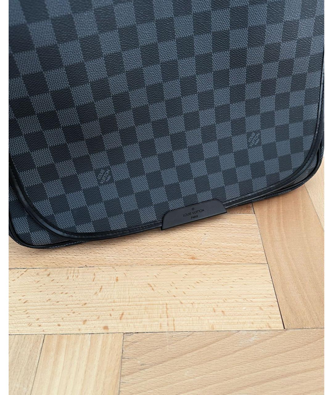 LOUIS VUITTON Антрацитовая сумка на плечо, фото 7