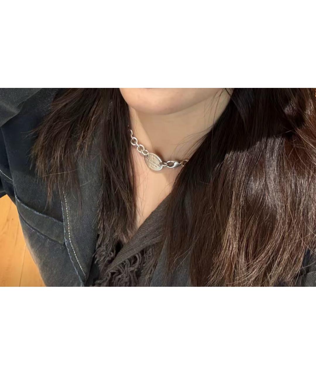 TIFFANY&CO Серебряное серебряное колье, фото 2