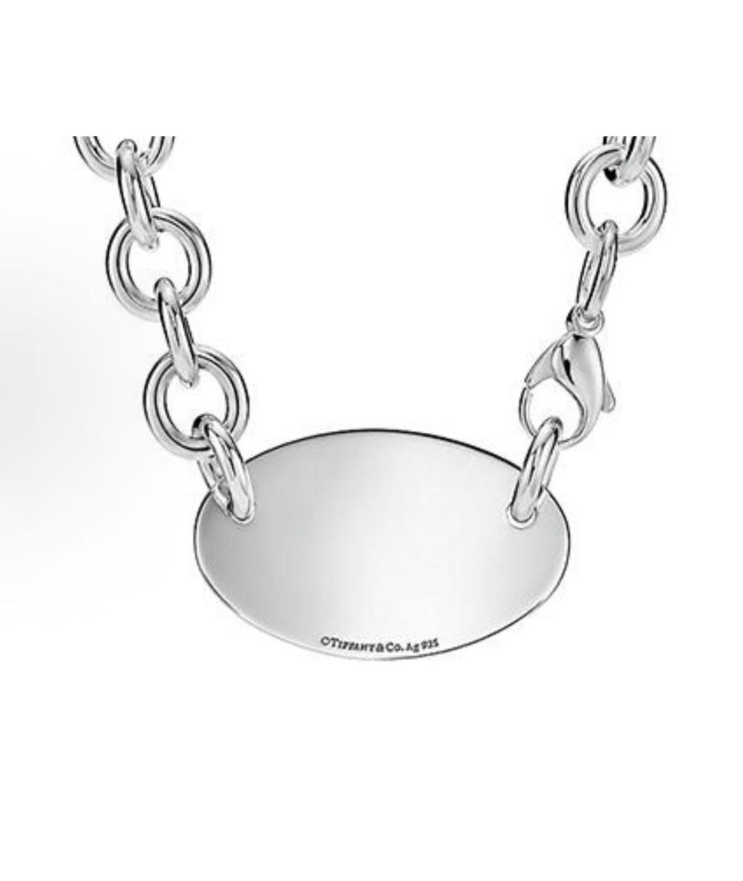 TIFFANY&CO Серебряное серебряное колье, фото 3