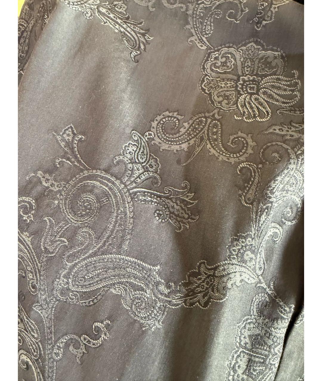 ETRO Синяя хлопковая классическая рубашка, фото 5