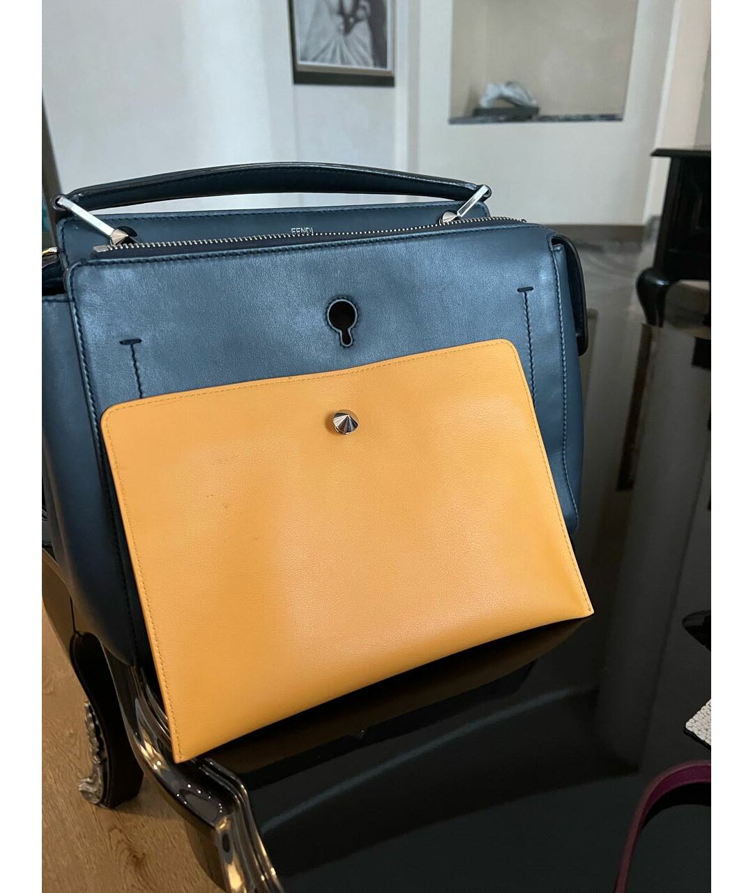 FENDI Мульти кожаная сумка тоут, фото 3