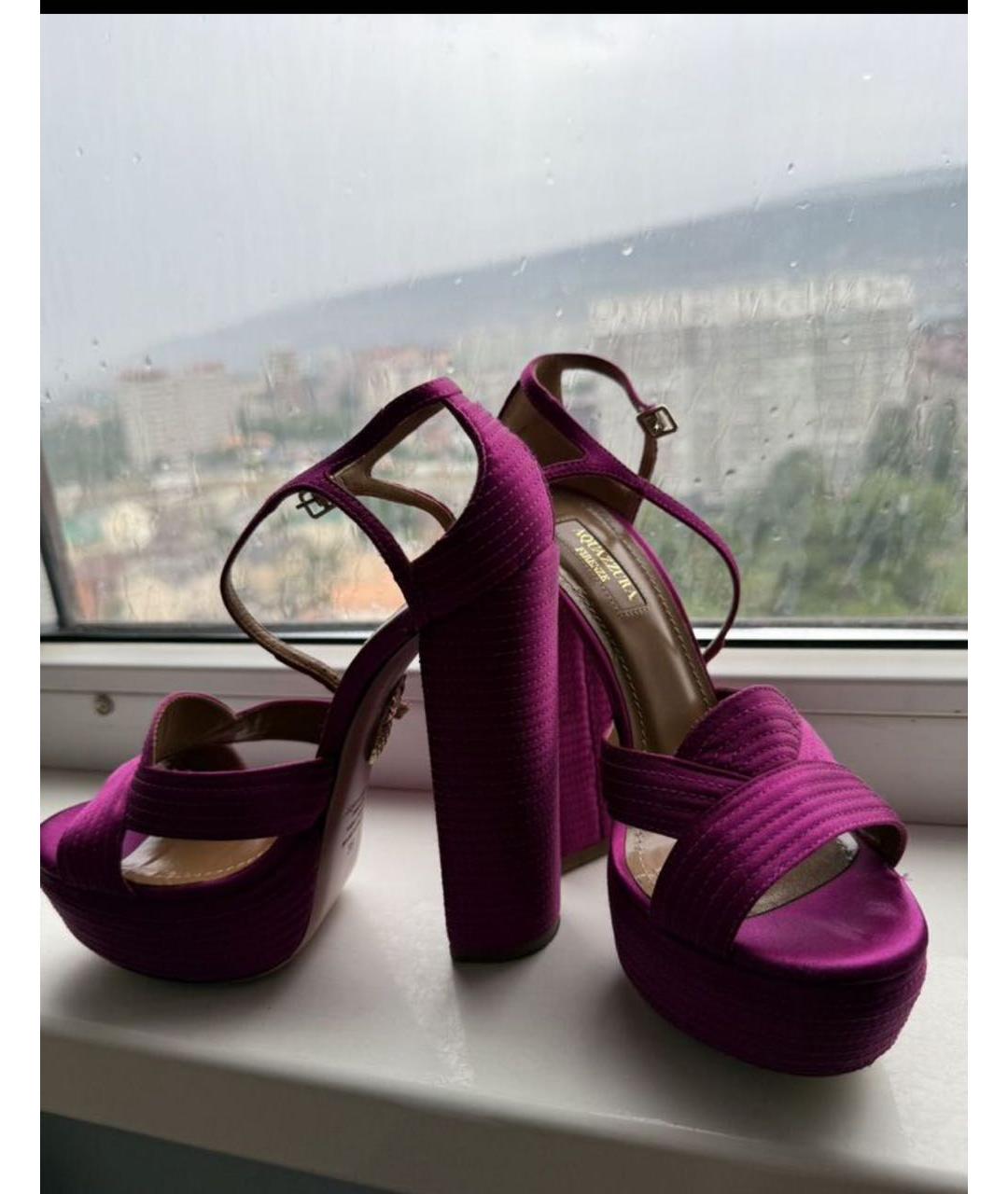 AQUAZZURA Фуксия босоножки, фото 3