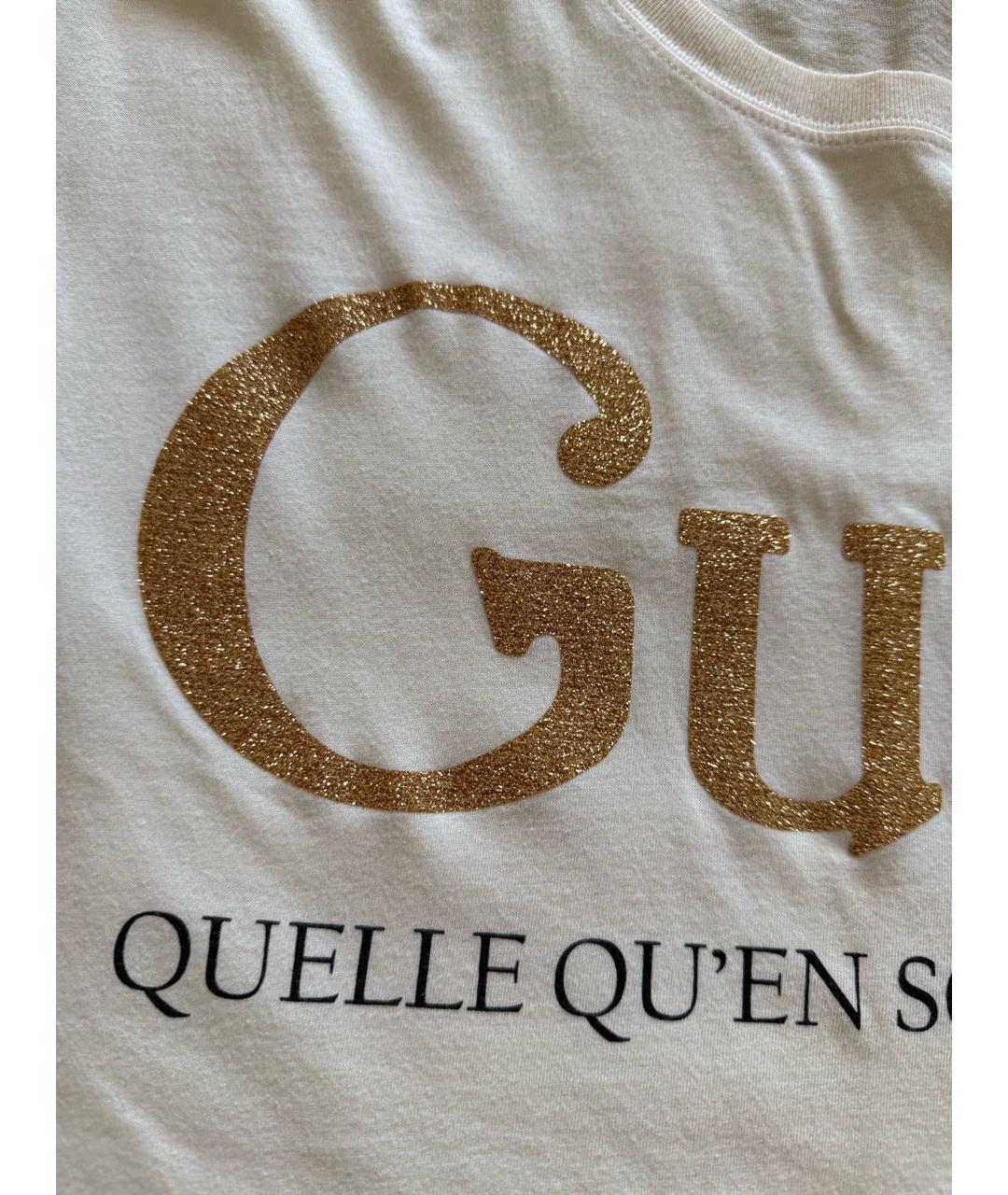 GUCCI Бежевая хлопковая футболка, фото 4