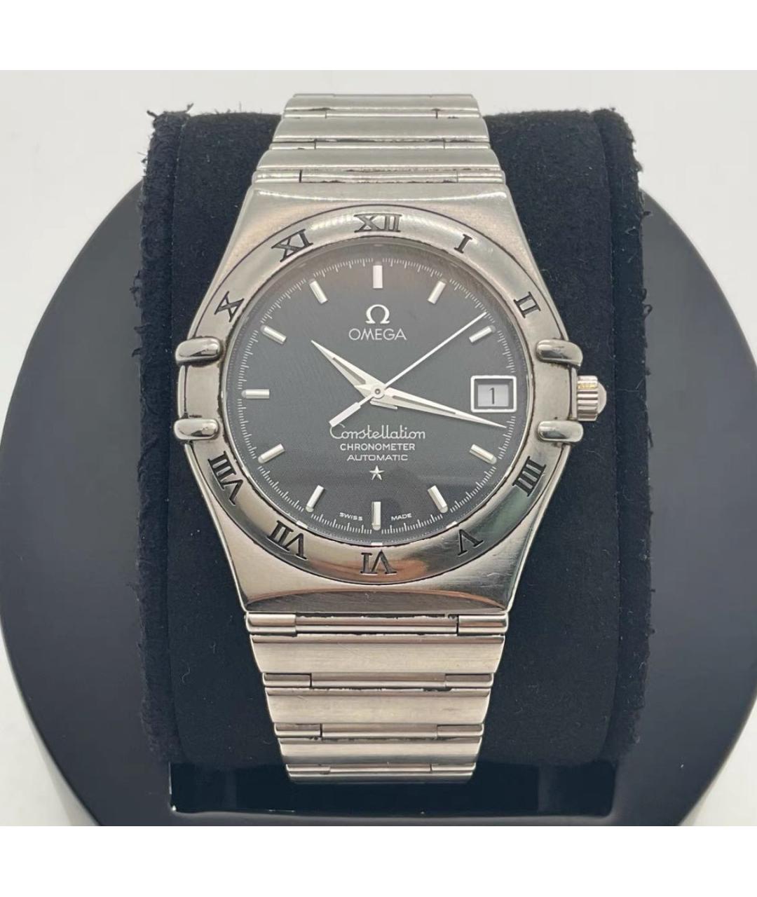 OMEGA Синие металлические часы, фото 8