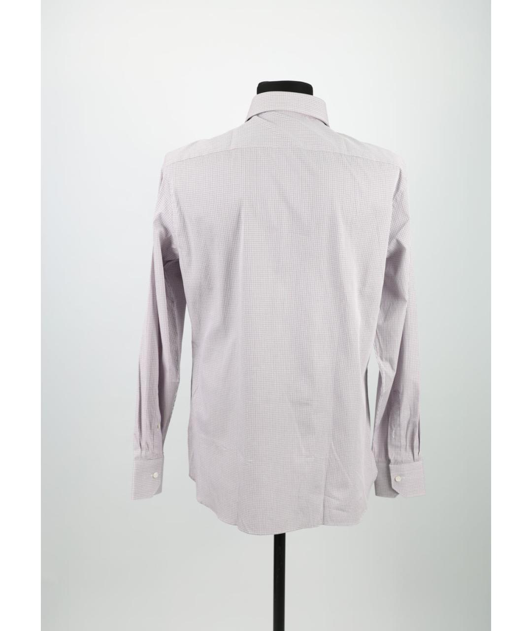 ERMENEGILDO ZEGNA XXX Бежевая хлопковая классическая рубашка, фото 2