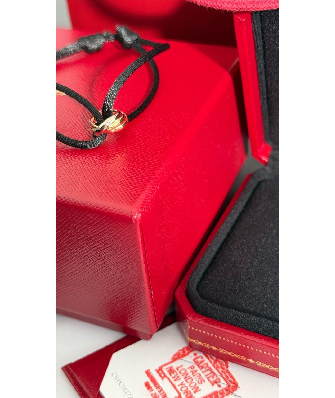 CARTIER Черный браслет из желтого золота, фото 4