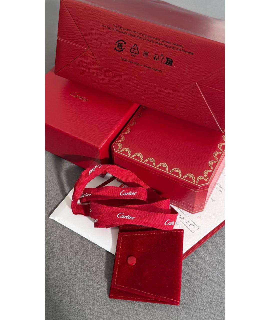 CARTIER Черный браслет из желтого золота, фото 5
