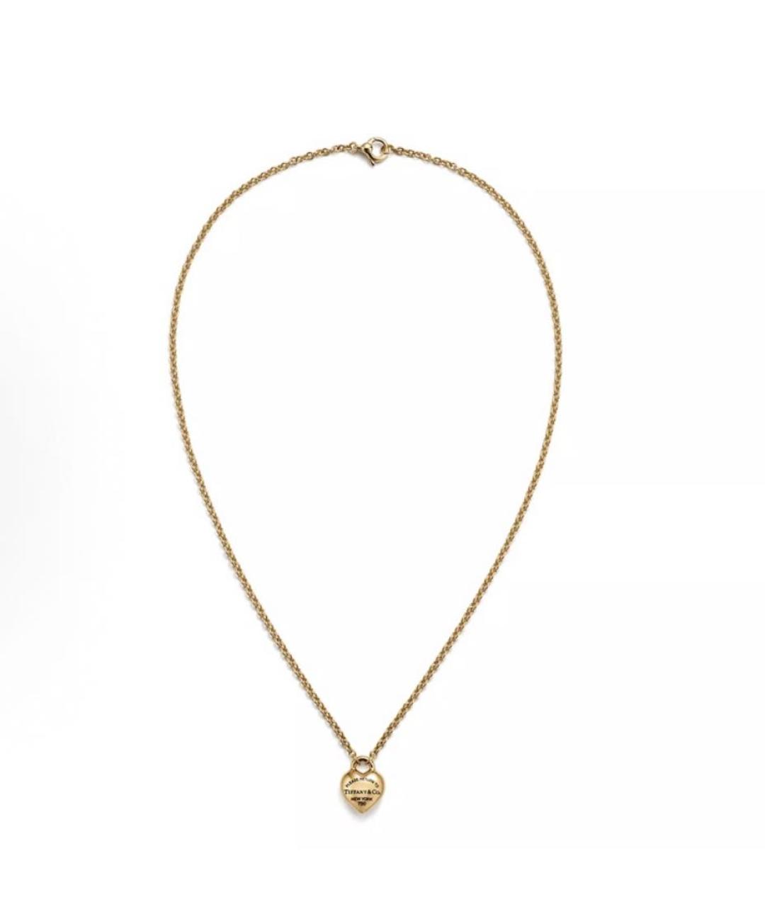 TIFFANY&CO Золотая подвеска из желтого золота, фото 4