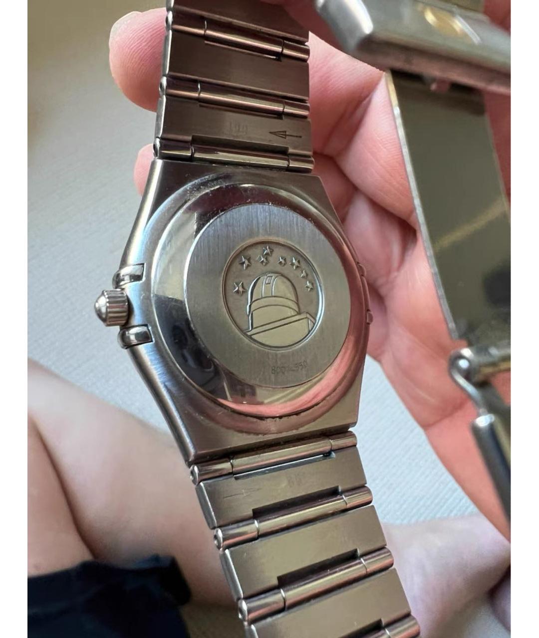 OMEGA Белые часы, фото 3
