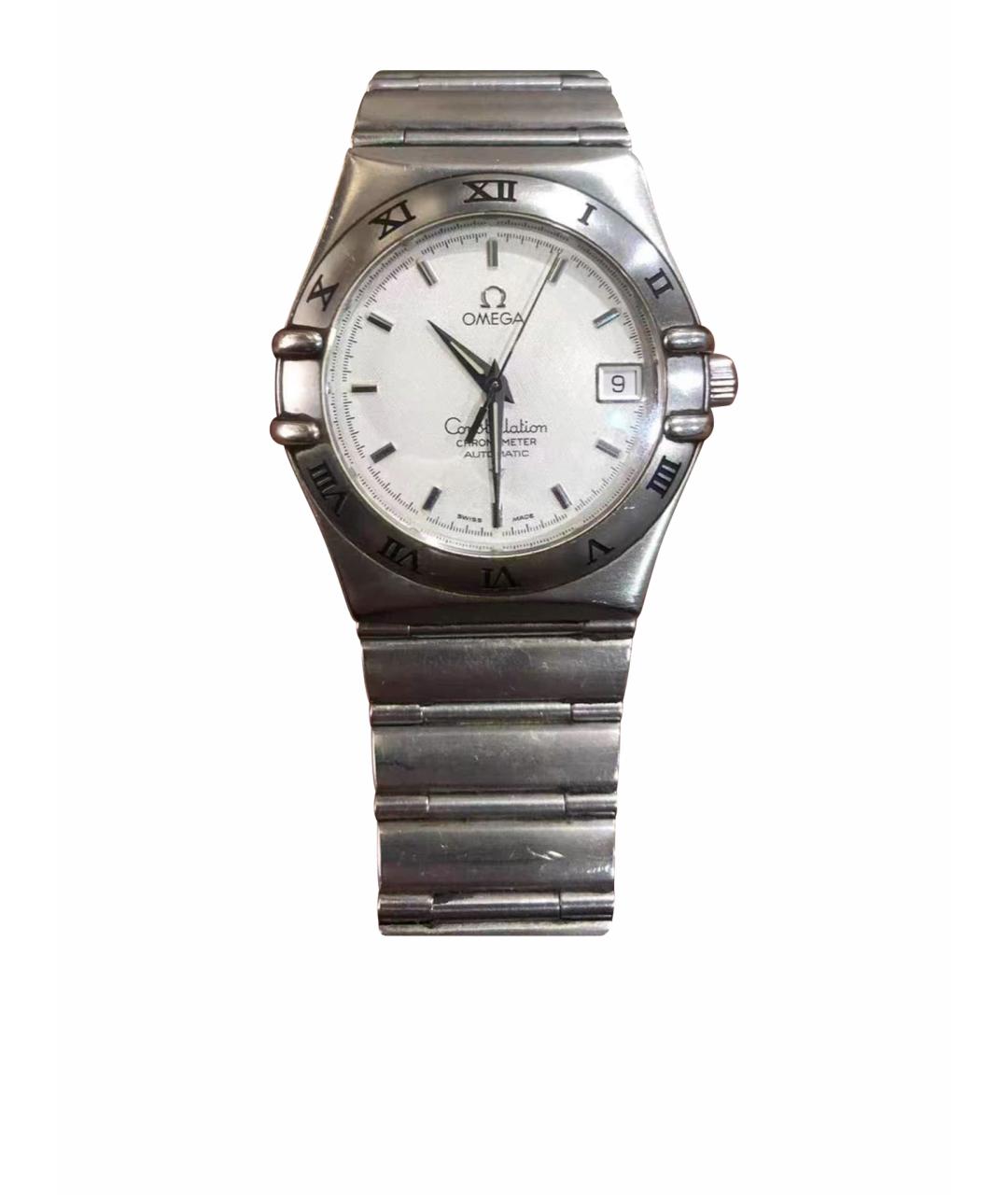 OMEGA Белые часы, фото 1