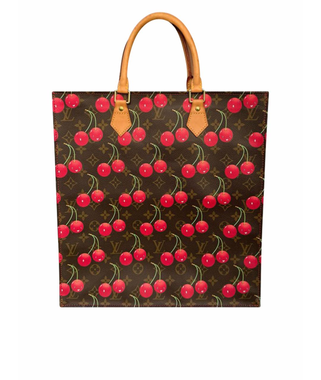 LOUIS VUITTON Коричневая сумка с короткими ручками, фото 1