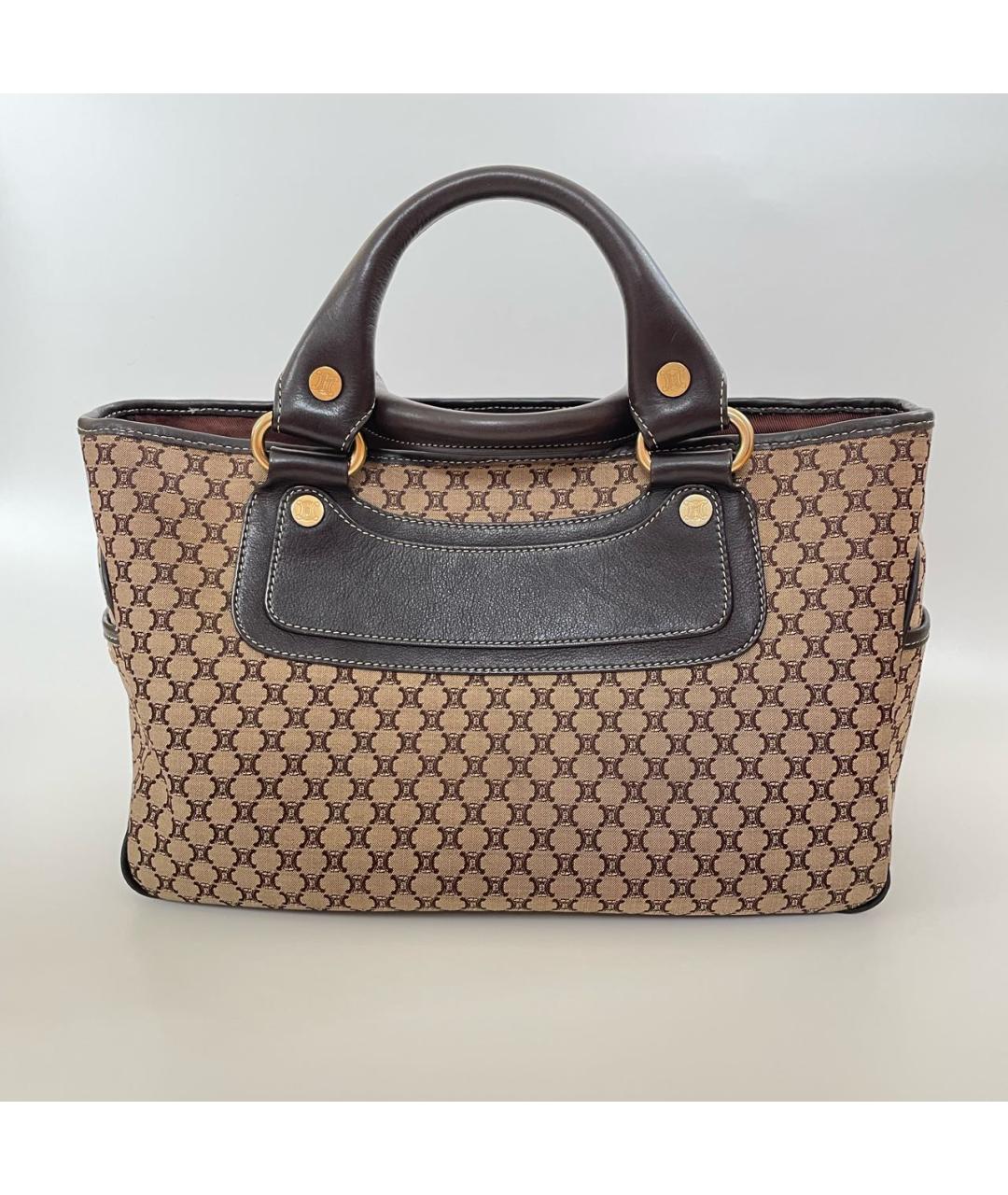 CELINE Коричневая сумка тоут, фото 7