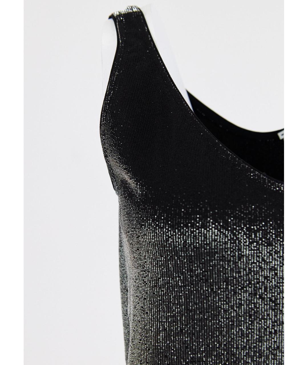 WOLFORD Черная полиамидовая майка, фото 5