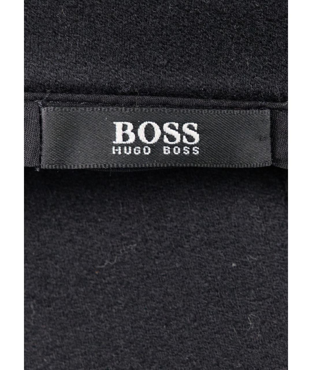 HUGO BOSS Черная шерстяная юбка мини, фото 3