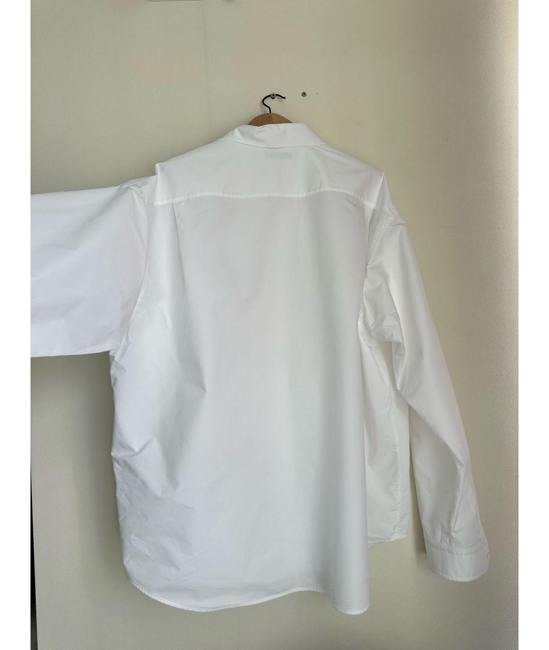 BALENCIAGA Белая хлопковая кэжуал рубашка, фото 2