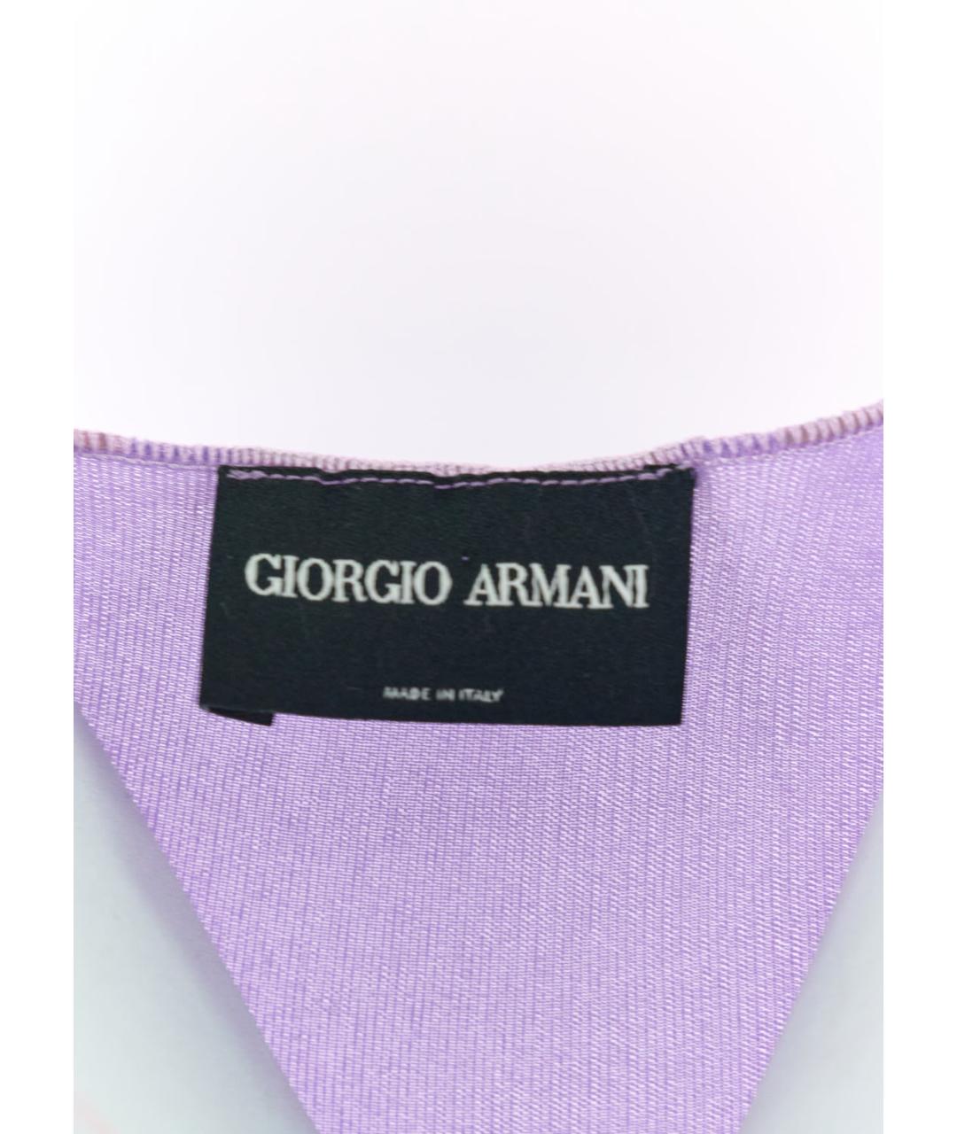 GIORGIO ARMANI Фиолетовая майка, фото 3