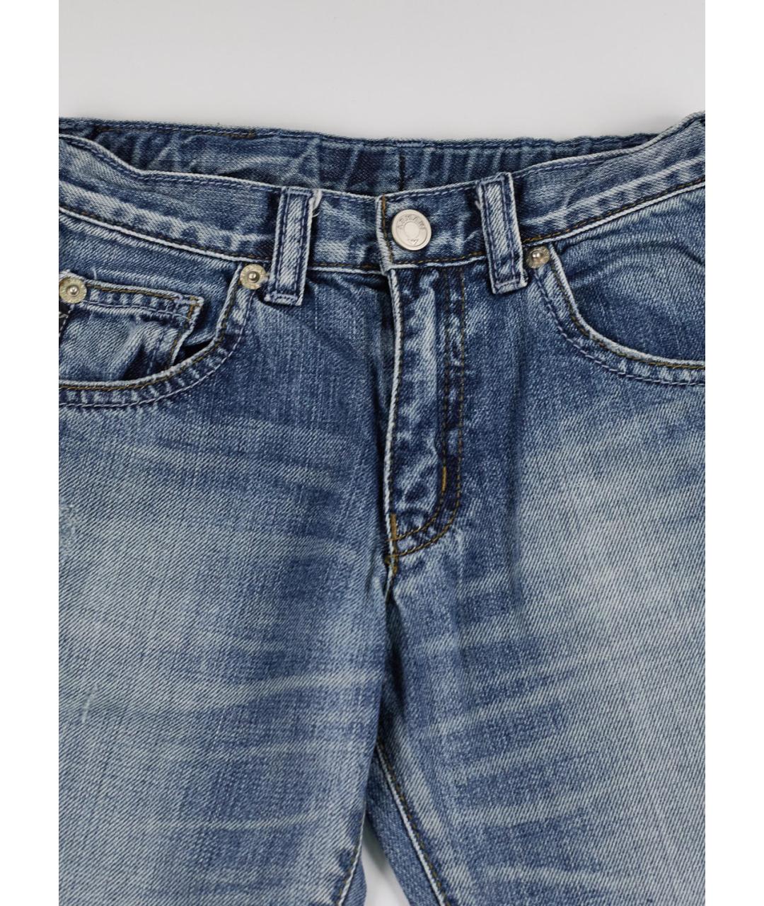 ARMANI JEANS Голубые хлопковые детские джинсы, фото 4