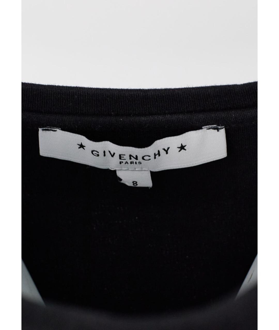 GIVENCHY Черный хлопковый детская футболка / топ, фото 3